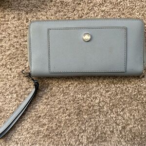 Michael Kors Blue Wristlet Wallet